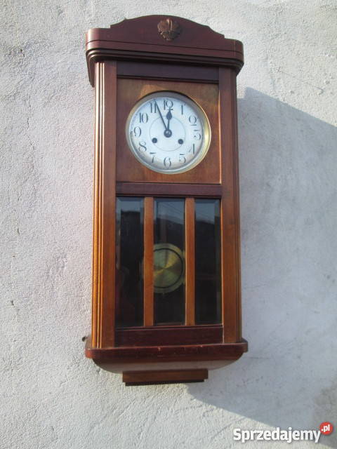 Zegar ścienny orzech antyk Gliwice