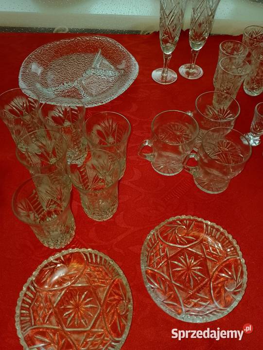 Kryształy i porcelana PRL Myślenice