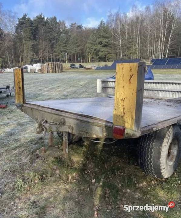 Przyczepa Rolnicza Solidna rama nieuszkodzony łódzkie Podskarbice Szlacheckie