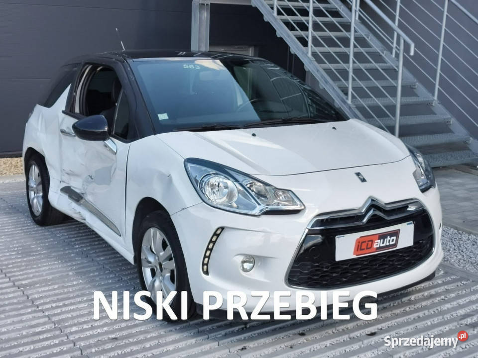 Citroen DS3 BENZYNKA mały przebieg czarny sufit Hatchback Kęty