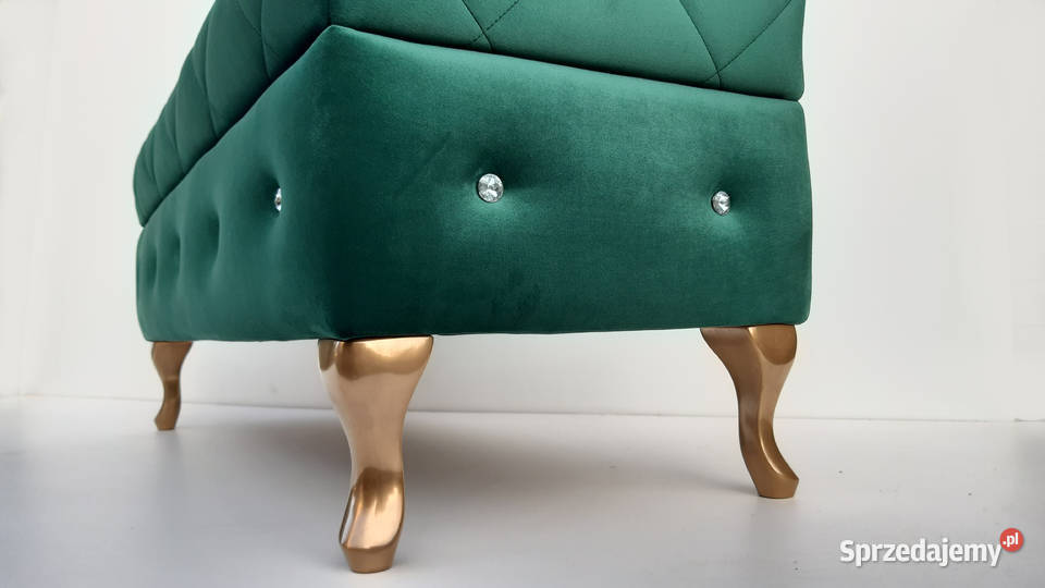 Pufa Ławka SWAROVSKI PIKOWANA CARO gięte Poznań sprzedam