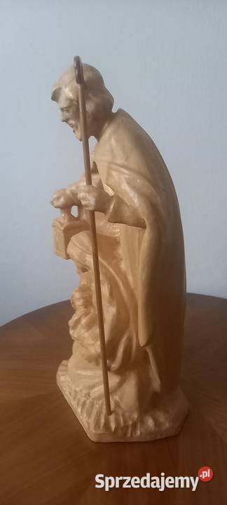 Drewniana rzeźba Świętej Rodziny Antyki Skierniewice