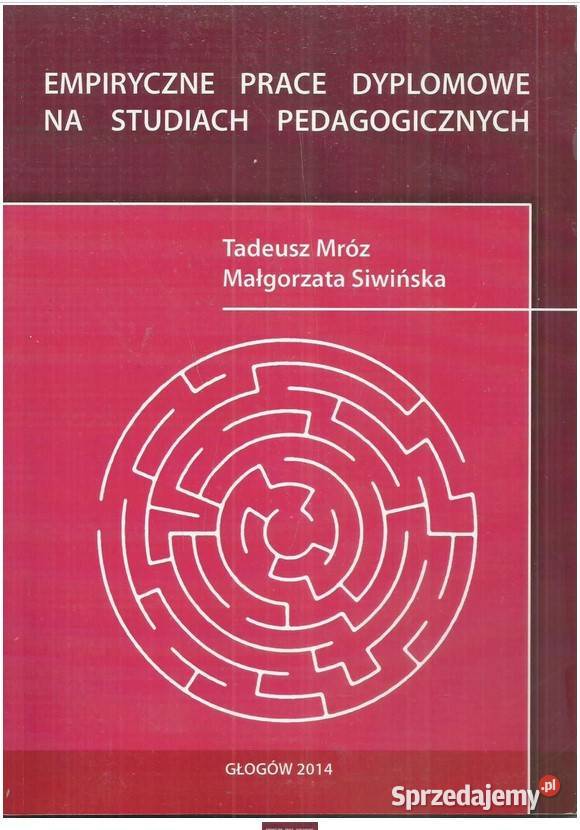 Empiryczne prace dyplomowe na studiach Książki i Podręczniki łódzkie Łódź