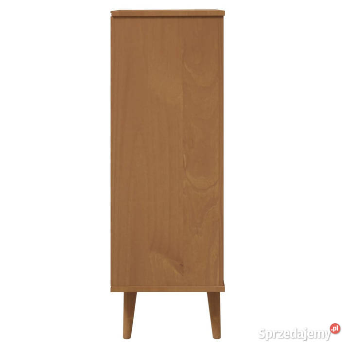 Szafka na buty MOLDE brązowa 595x35x103 lita