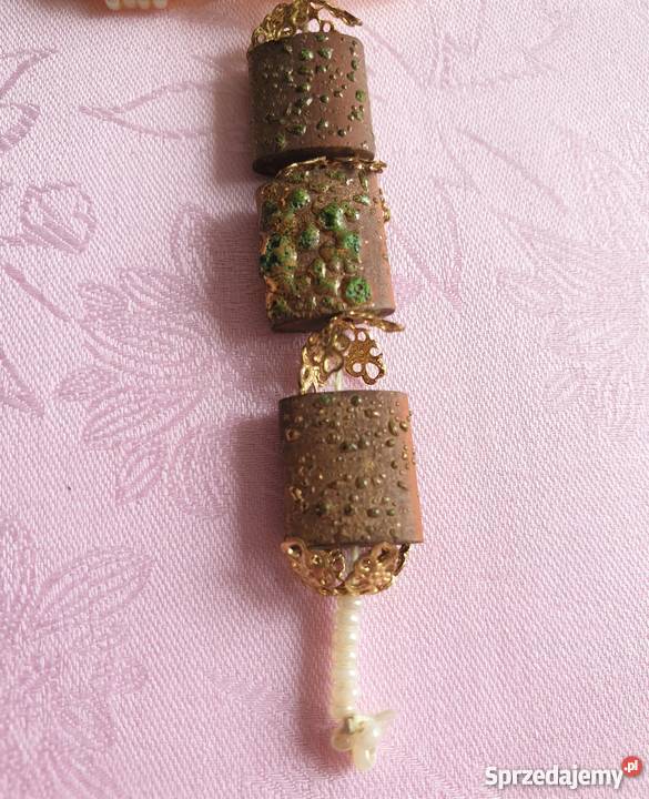 Oryginalny naszyjnik z perełek sprzedam