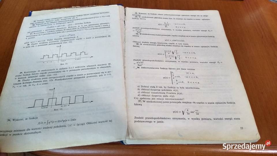 Zbiór zadań z mechaniki kwantowej Brojan Gdańsk