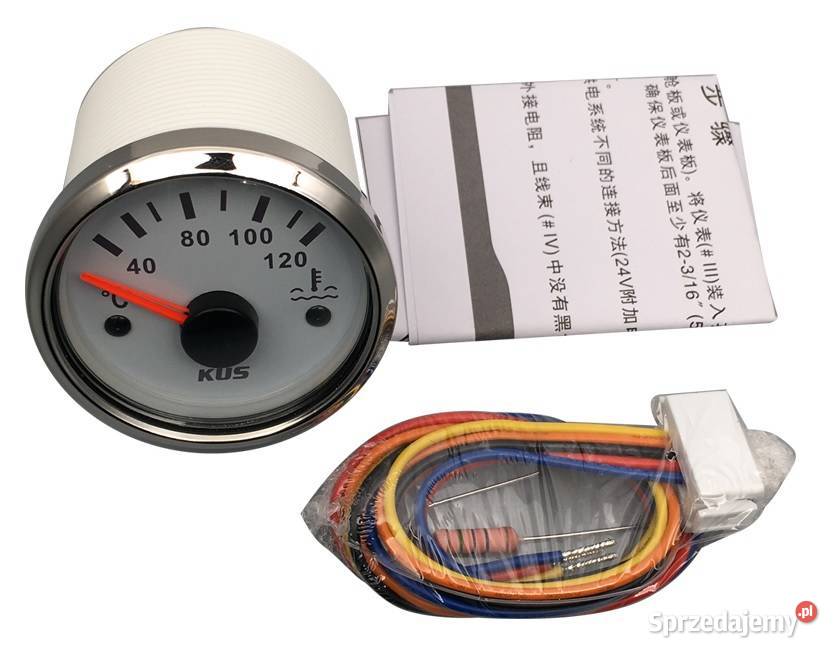 Wskaźnik Temperatury Wody 52mm KUS seria Sea V Gorzów Wielkopolski