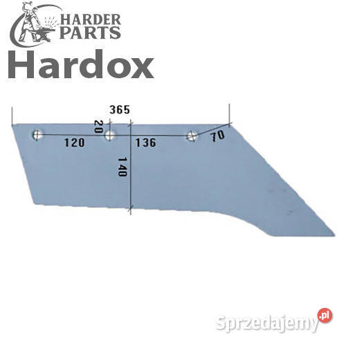 Lemiesz na 300hektarów HARDOX 969005P 181 do