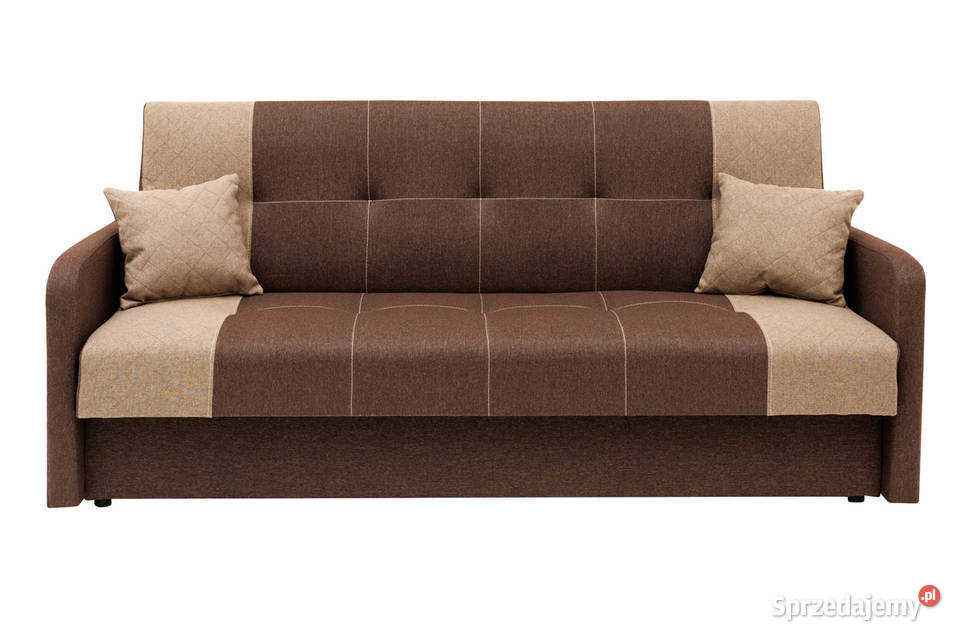 Wersalka Tapicerowana Brązowa AGA Iwonicz-Zdrój