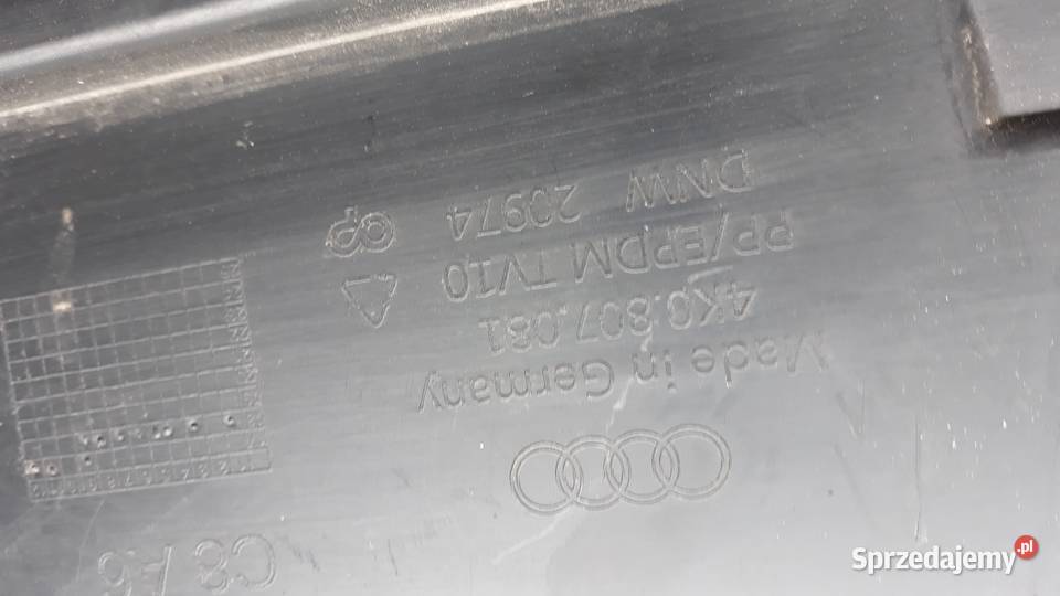 AUDI A6 C8 OSŁONA GÓRNA PASA PRZEDNIEGO wielkopolskie Zatom Stary