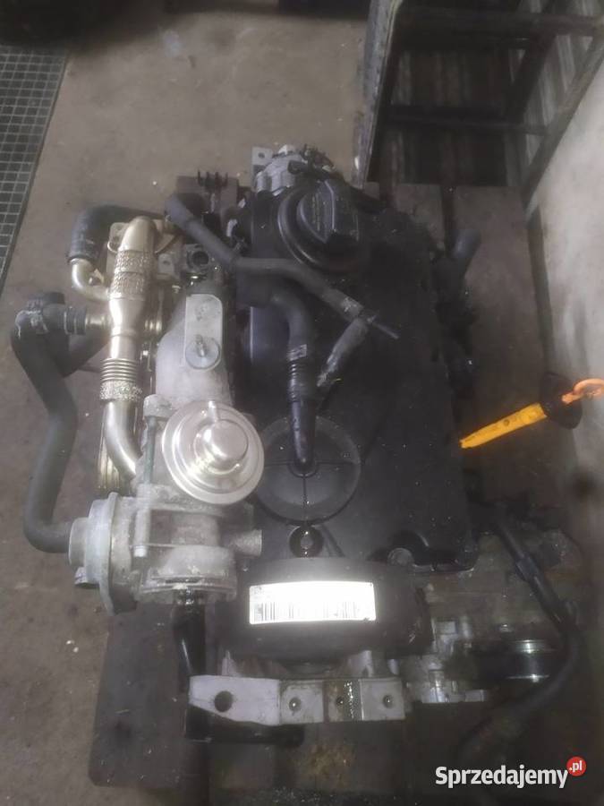 Silnik skrzynia VW Touran I 19TDI 115 BKC Rok produkcji 2007 Góra