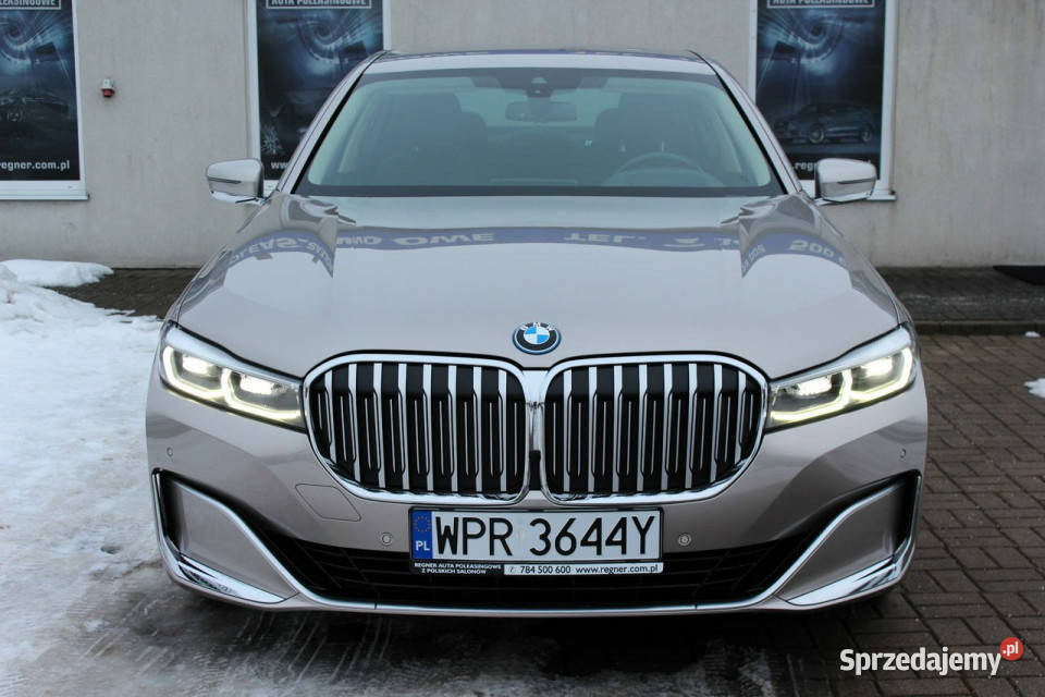 BMW 745 SalonPL FV23 394 Skóra Navi Kamera HUD czujnik parkowania mazowieckie