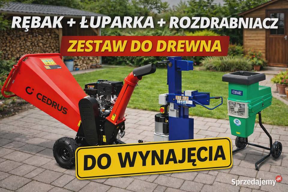 Rębak 15 Wynajem łuparka elektryczna Jastrzębie-Zdrój