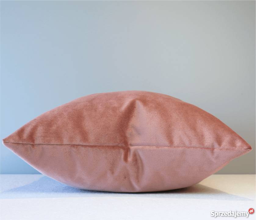 Poduszka różowa miedziana na kanapę do salonu sprzedam