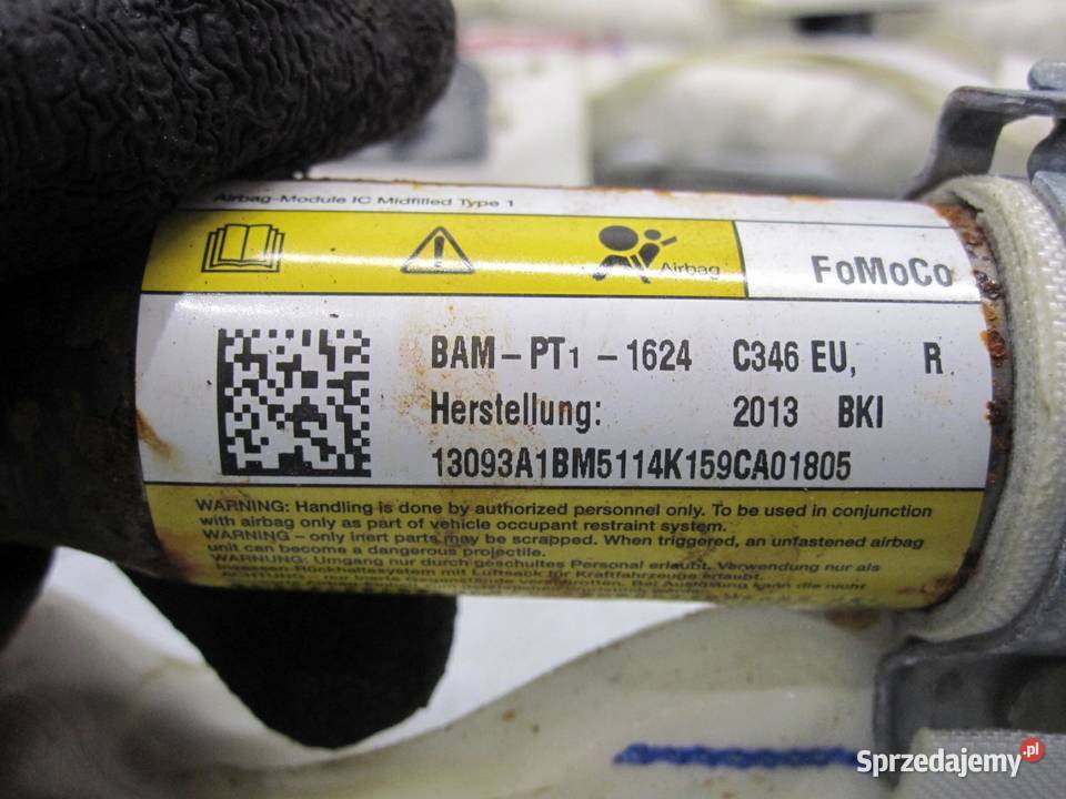 FORD FOCUS MK3 III 13r AIRBAG kurtyna prawa świętokrzyskie sprzedam