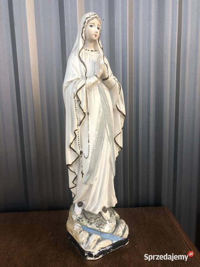 Zabytków Figurka gipsowa Maryja łódzkie Łowicz