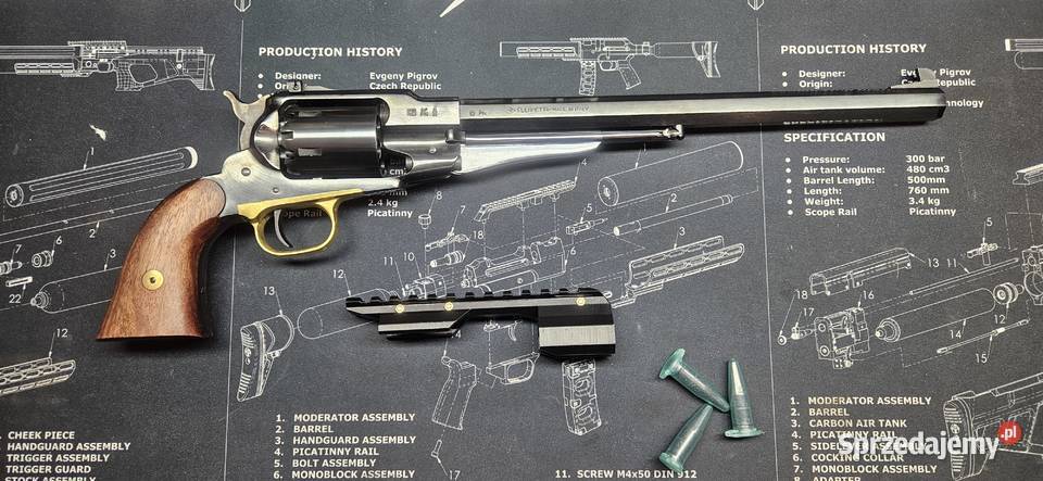 Rewolwer czarnoprochowy Remington Buffalo Kolekcje Nieporęt sprzedam