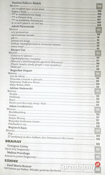 Nowy Napis Liryka epika dramat 21marzec 2024 Rok wydania 2024 Chełm sprzedam