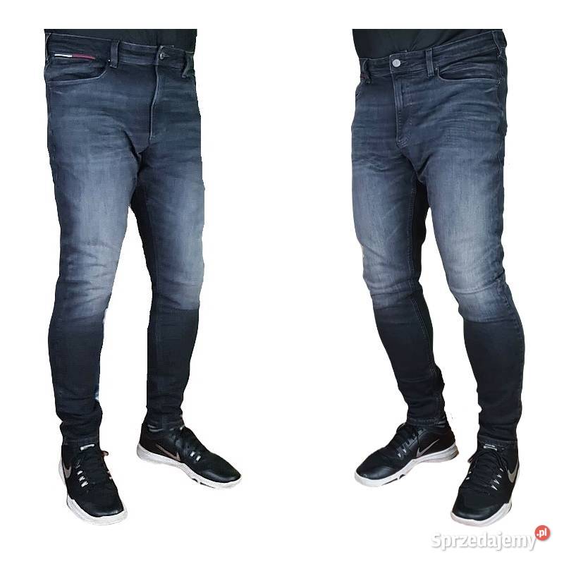 Tommy Hilfiger męskie jeansy T J Simon Skinny Odzież codzienna śląskie Tarnowskie Góry