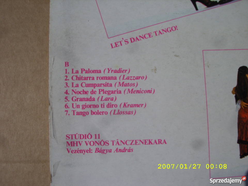 Dance LP LETS DANCE TANGO dolnośląskie Wołów