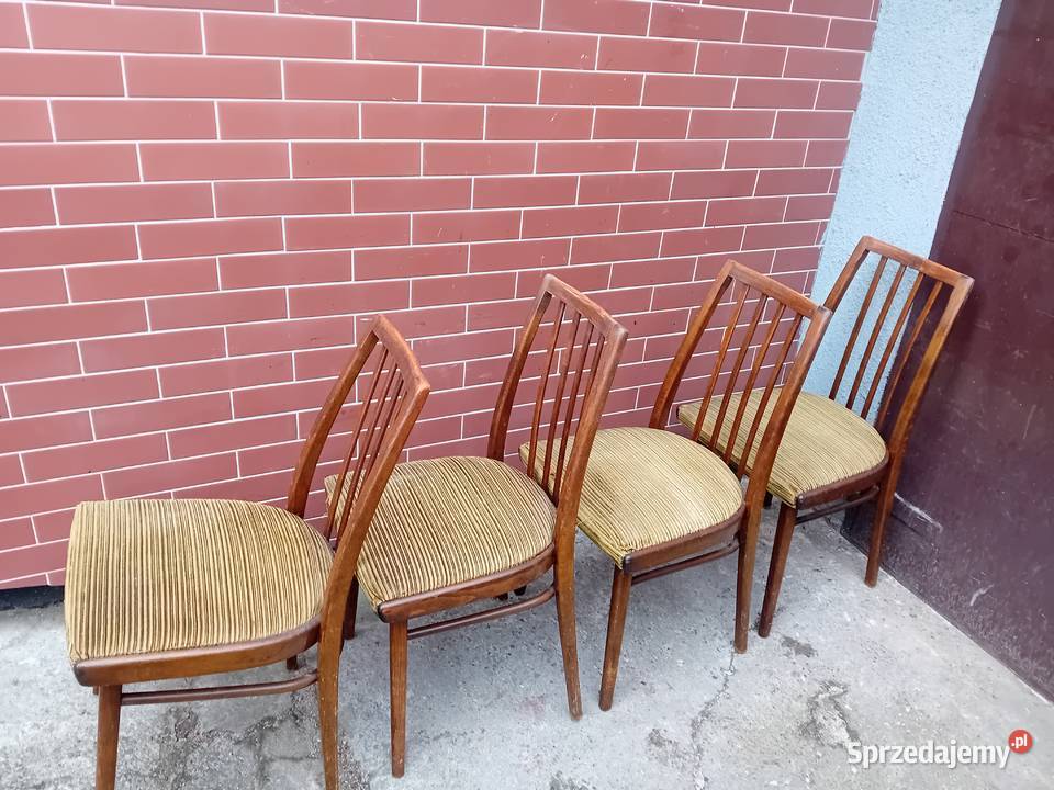 krzesła 4 Sumana Czechosłowacjs Bielsko-Biała