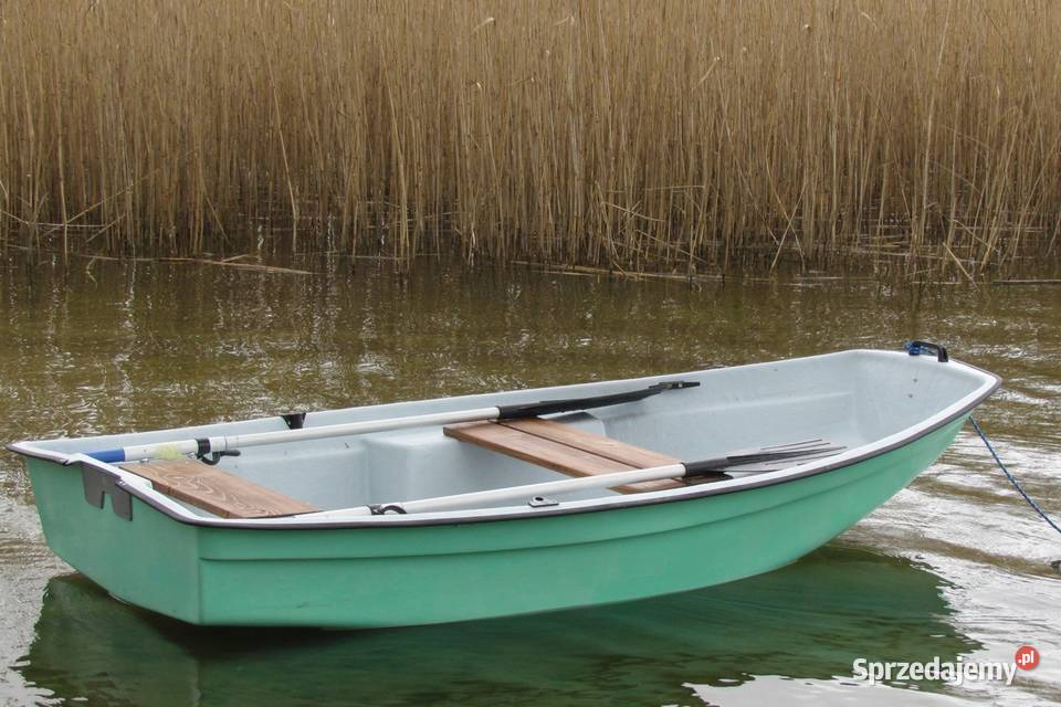 Łódka łódź wędkarska płaskodenna wiosłowa Gościno sprzedam