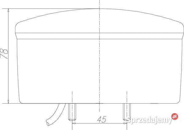 Lampa tylna zespolona LED okrągła 12V 142 mm Kamionna