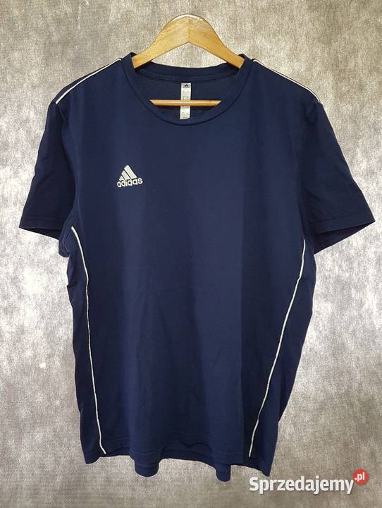 Niebieska Bawełniana Koszula Adidas Unisex Adidas Kudowa-Zdrój