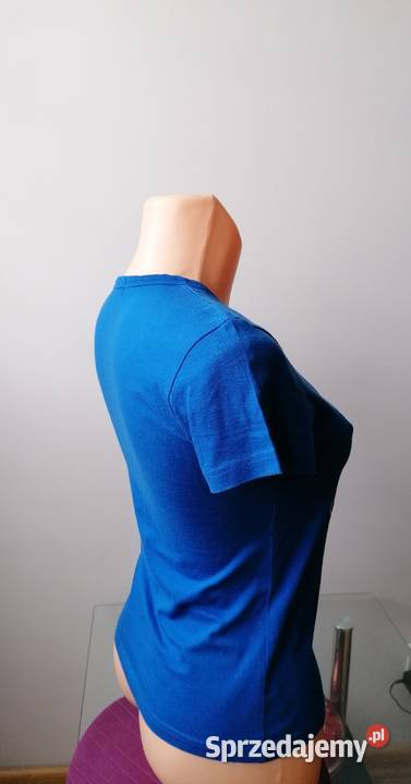 VERO MODA DAMSKI KOBALTOWY TSHIRT RS Łódź