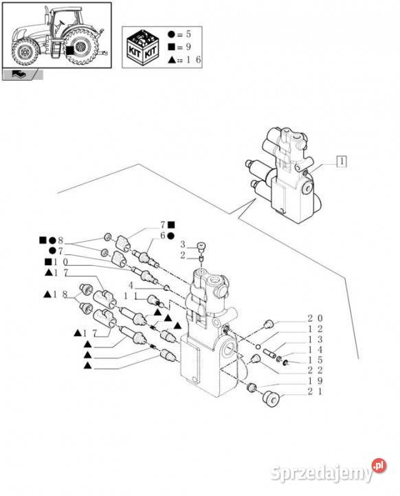 Holland T6010 Elektromagnes 84486828 sprzedam