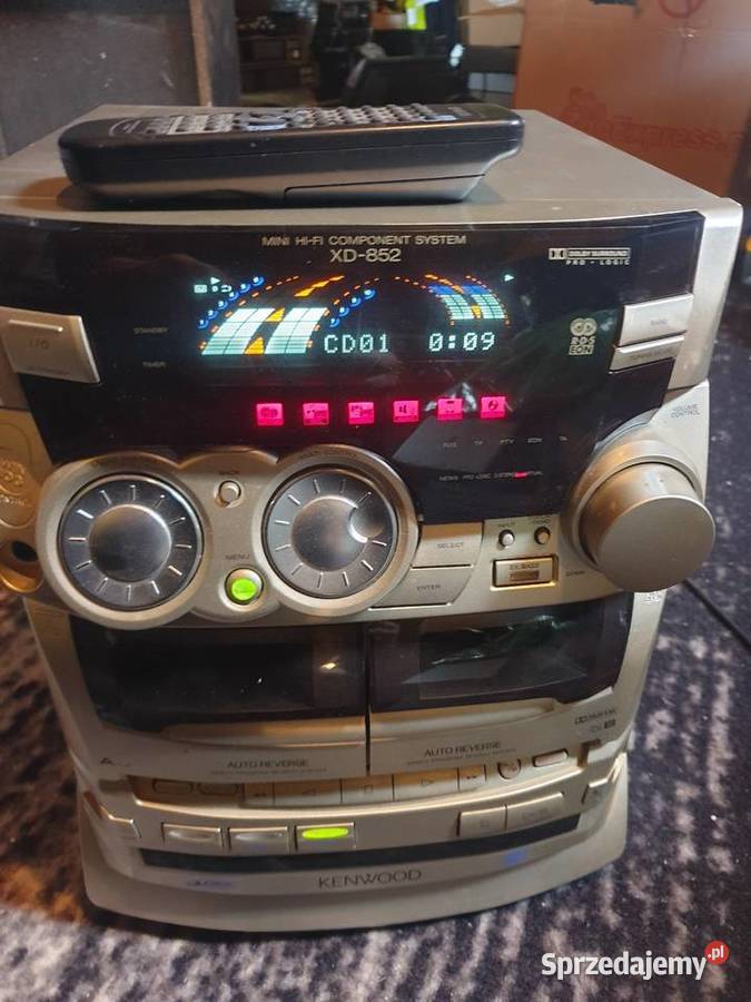 Kenwood wieża z pilotem podkarpackie Leżajsk