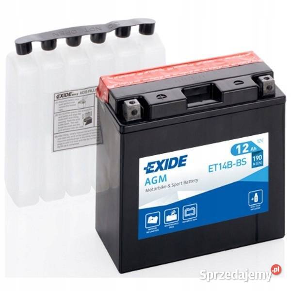 Akumulator Exide ET14BBS 12V 12Ah 190A L AGM Jelcz-Laskowice