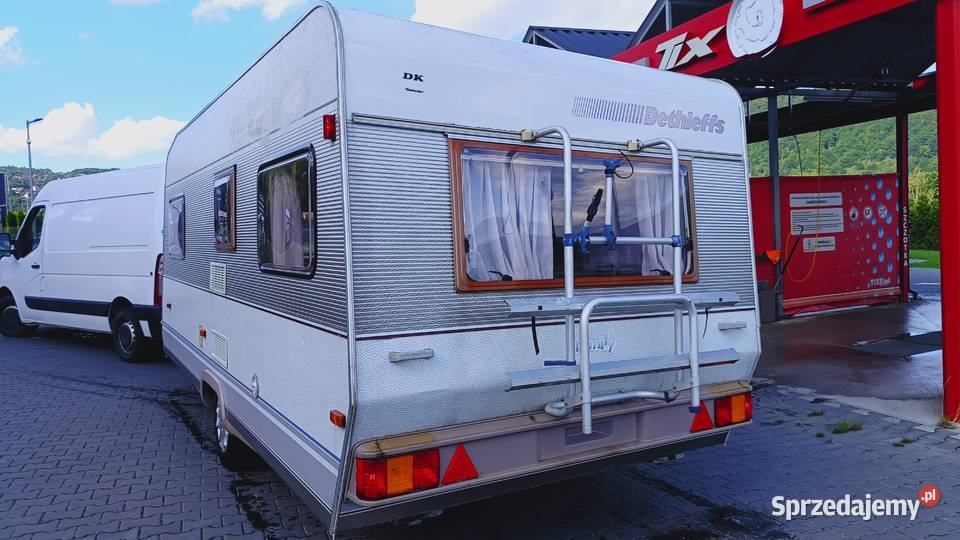 przyczepa kempingowa campingowa kemping OKAZJA Rok produkcji 1996 Międzybrodzie Bialskie
