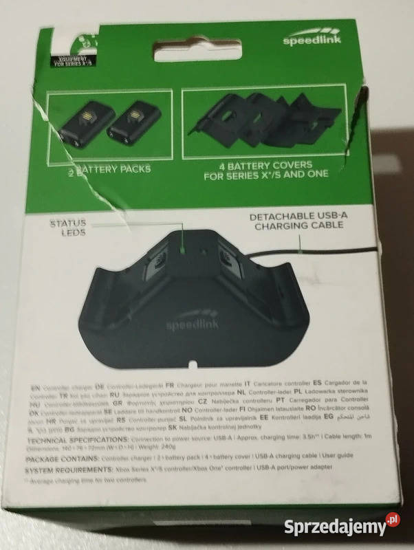 Speedlink Ładowarka do Padów Xbox Series Dwie Witnica
