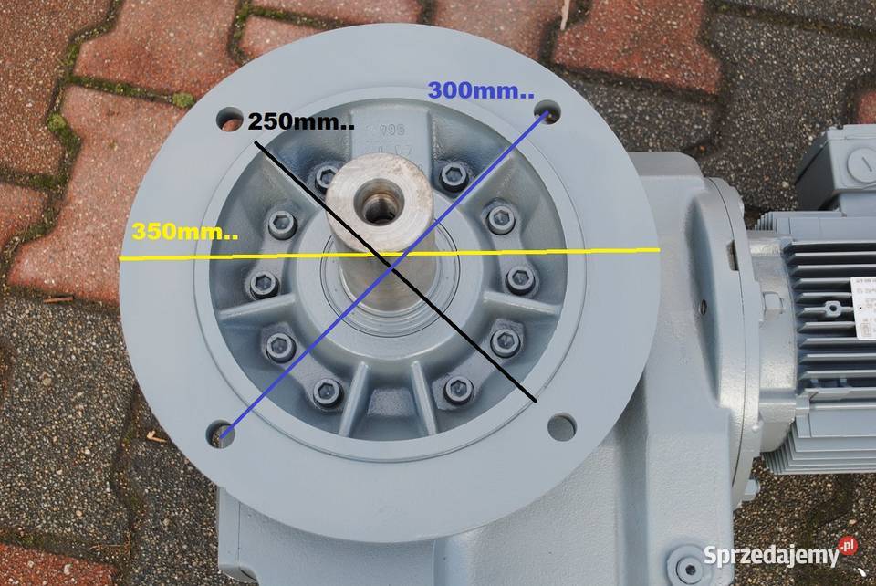 Motoreduktor kątowy 11kw 75obrmin z hamulcem SEW Pozostałe lubuskie Kargowa