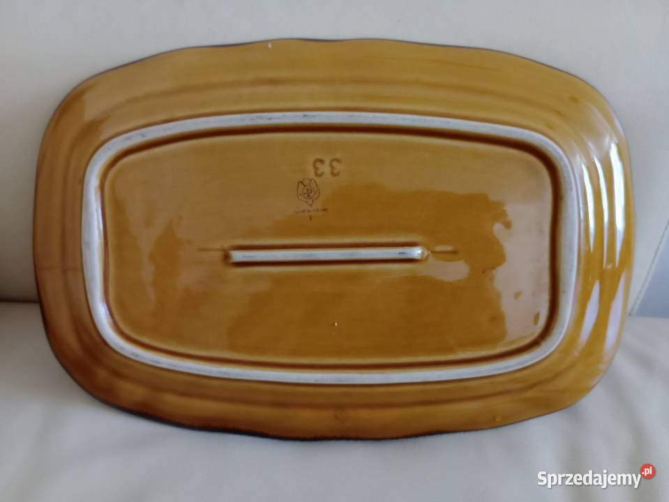 Półmisek Porcelit Pruszków vintage z okresu PRL Warszawa
