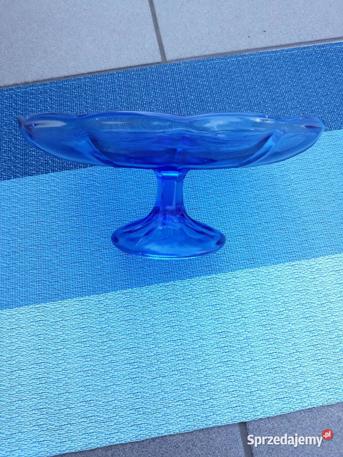 Patera szkło kolorowe Prl Aleksandrów Łódzki