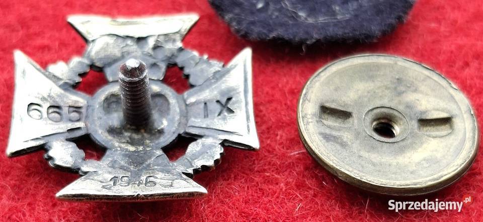 Stary Krzyż Harcerski Numerowany Sygnowany