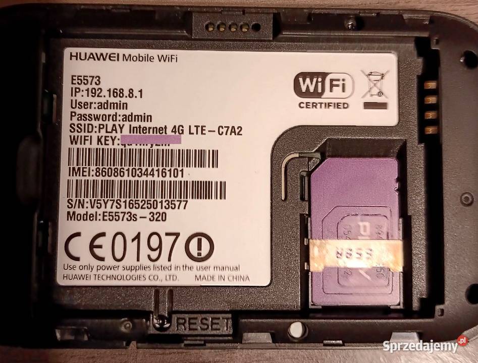 Router Huawei E5573 LTE 4G WiFi modem 3g/4g Komputery i Akcesoria Opole