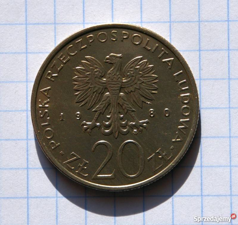 20 ZŁOTYCH 1980 POLSKA XXII IGRZYSKA OLIMPIJSKIE Parczew