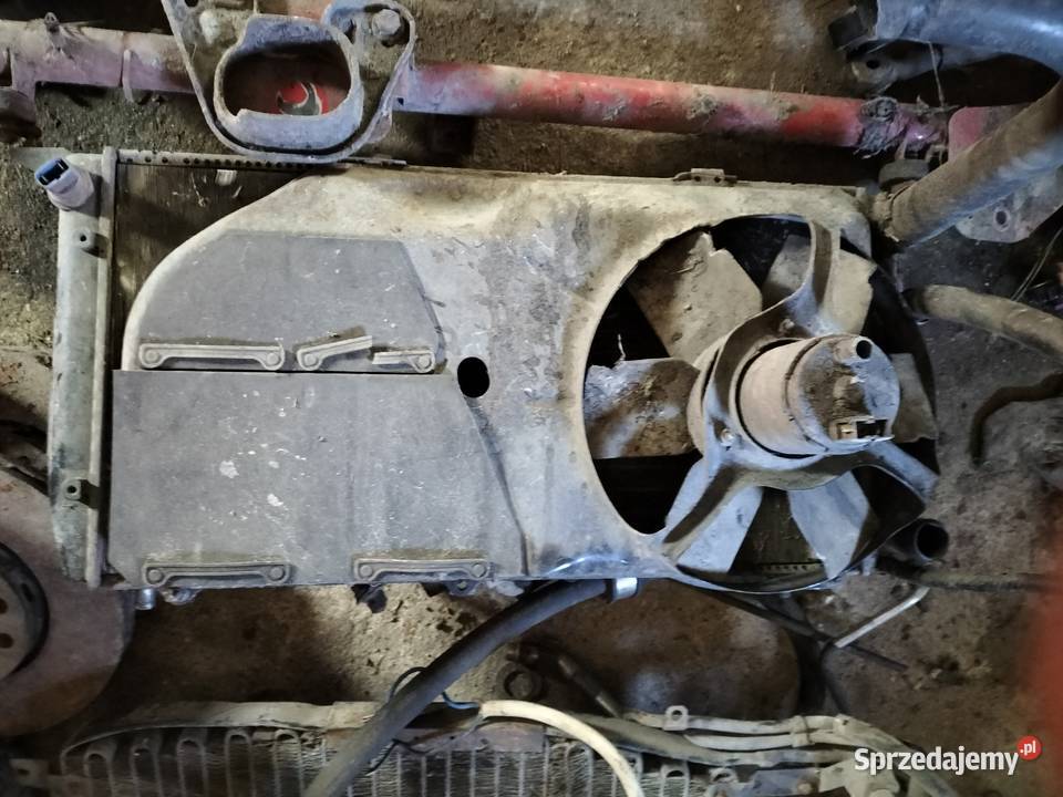 Chłodnica wody i wentylator AUDI 80 B4 19 TDI Kamień-Kolonia