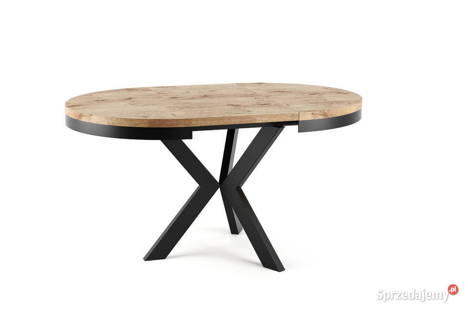 Stół okrągły rozkładany 100140 w stylu loft do Katowice