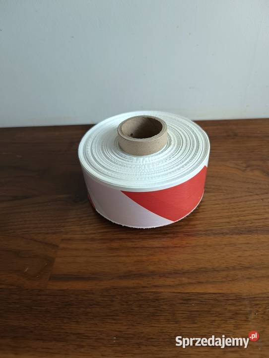 Taśma ostrzegawcza bialo czerwona wygrodzeniowa Wrocław