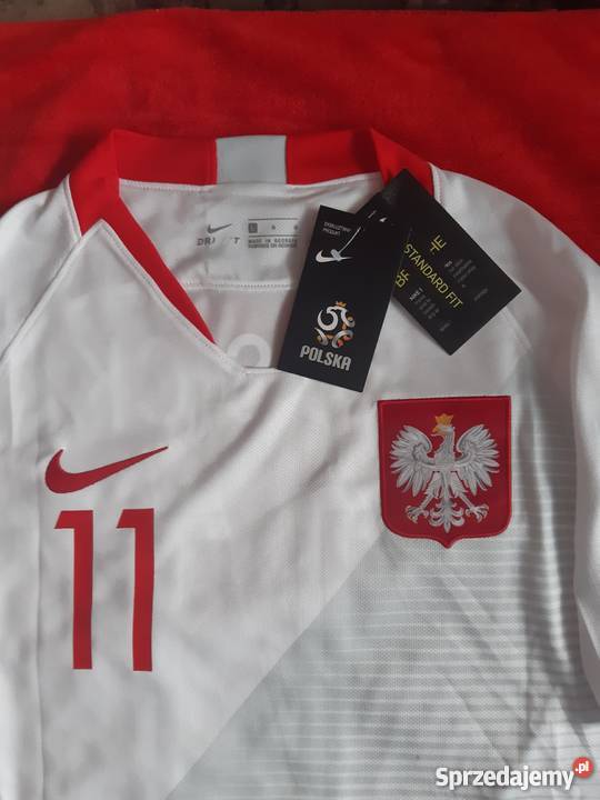 Koszulka Polska 2018 Grosicki 11 z autografem Lublin