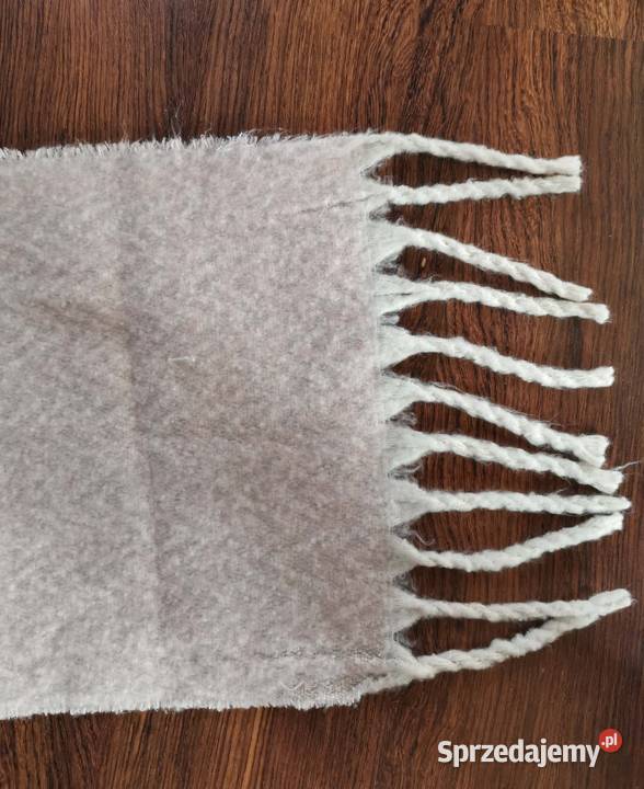 Szal zimowy damski gruby Lędziny