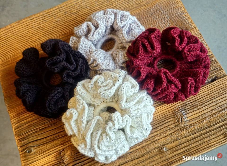 Gumki do włosów scrunchie