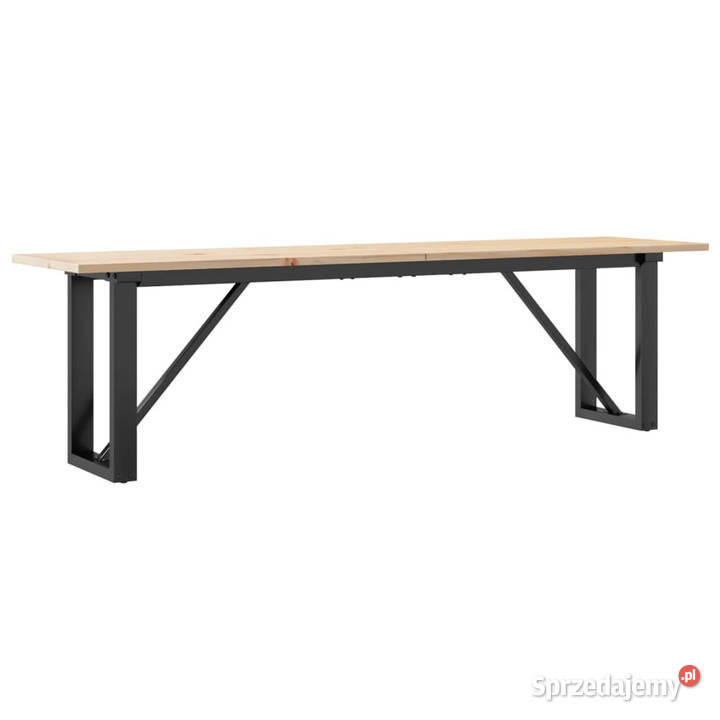 Stolik kawowy z czworokątnymi nogami 160x40x45 Warszawa
