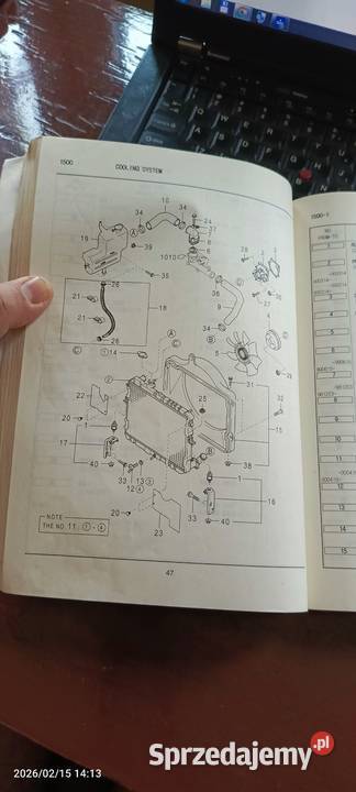 Książka katalog części Kia K2500 Kia K2700 Pozostałe Kultura i Rozrywka śląskie Mysłowice
