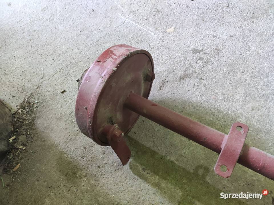 Oś z piastami belka wozu przyczepki