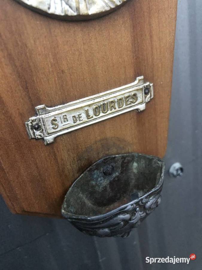 Maryja kropielnica sygnowana Lourdes Antyki
